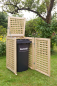 Preview: Bremer Mülltonnenbox -Standard Natur- 120 l / Einzel