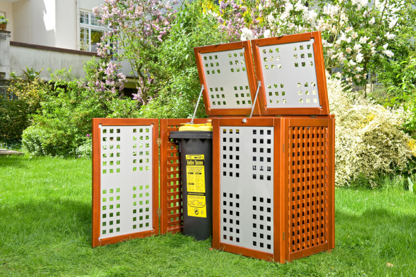 Bremer Mülltonnenbox Premium I 120 l / Doppel