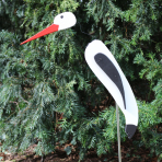 Storch Holzdeko
