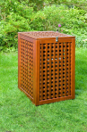 Bremer Mülltonnenbox -Standard- Teak 120 l  / Einzel